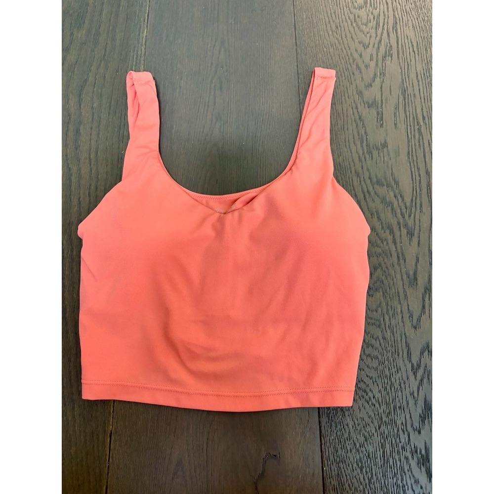 OFFLINE by Aerie Real Me Longline Sports Bra Top Coral Size S